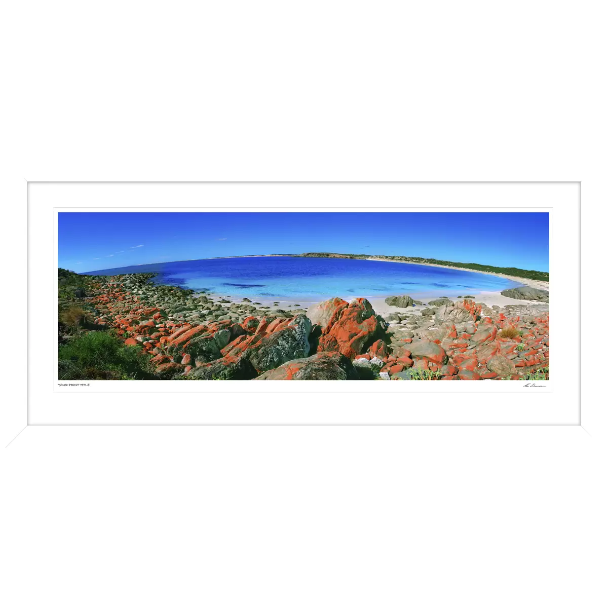 Ken Duncan 50 Inch Dolphin Beach, Innes NP, SA Framed Print