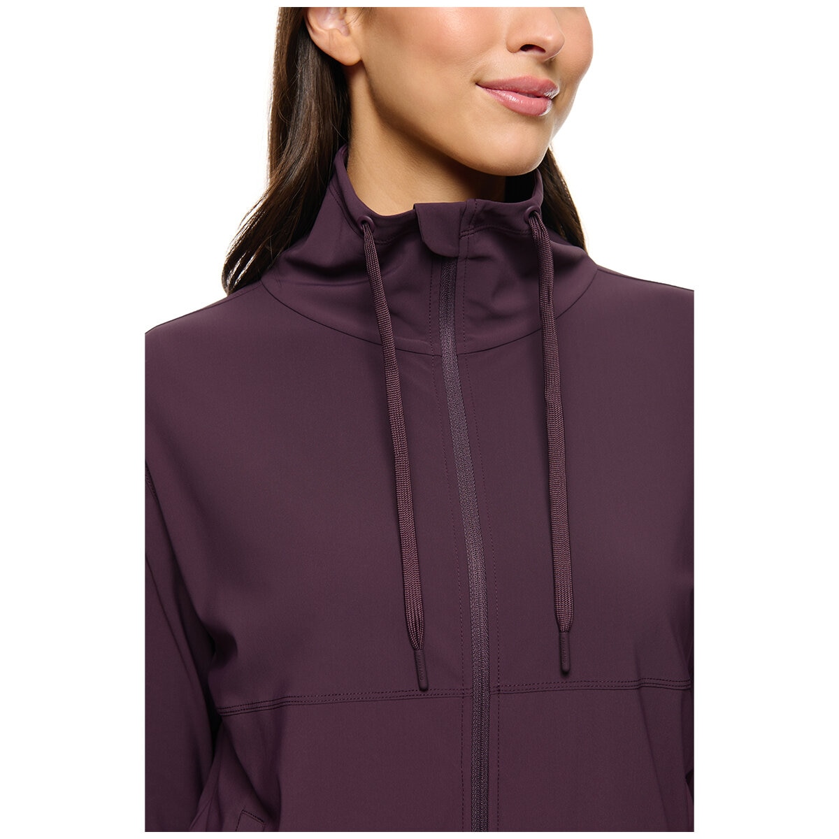 Kirkland Signature Ladies Active Zip Jacket Prune