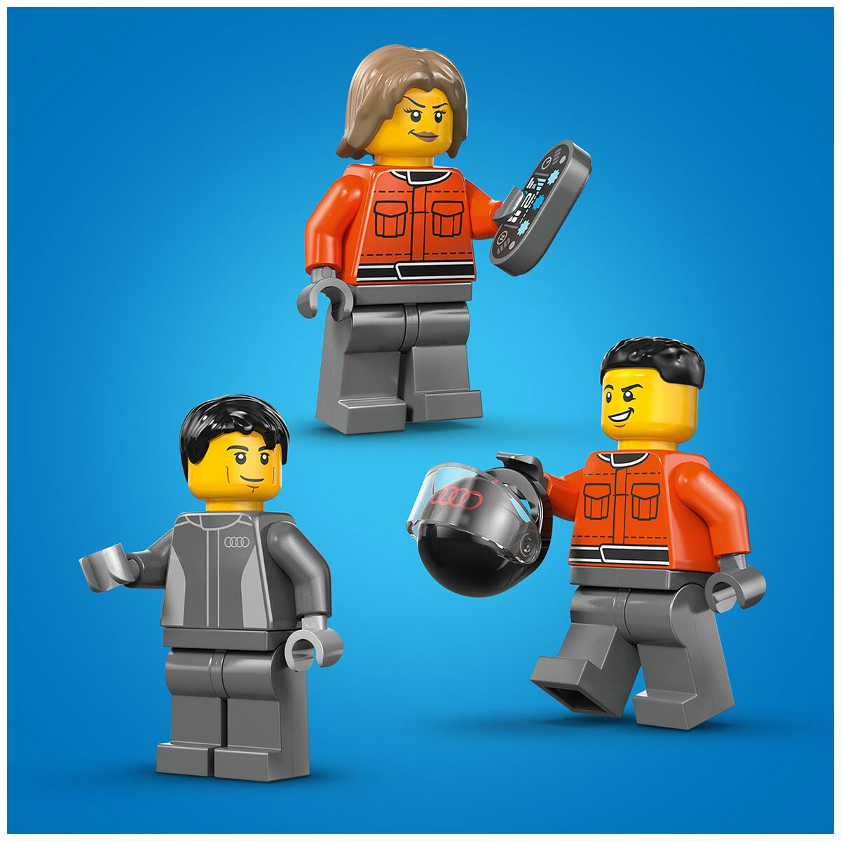 LEGO City F1 Display Truck with Audi F1 Race Car Toy 60493