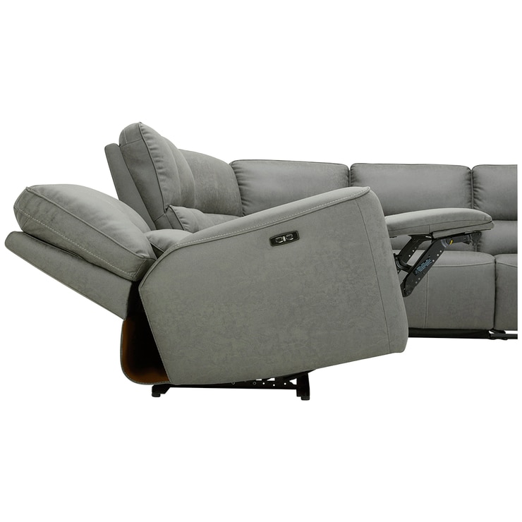Gilman Creek Fabric Power Reclining Sectional with Power Headrests