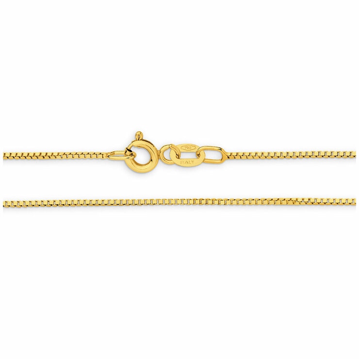18KT Yellow Gold Box Chain