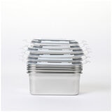 Neoflam Stainless Steel Container Microwavable 12 Piece Set