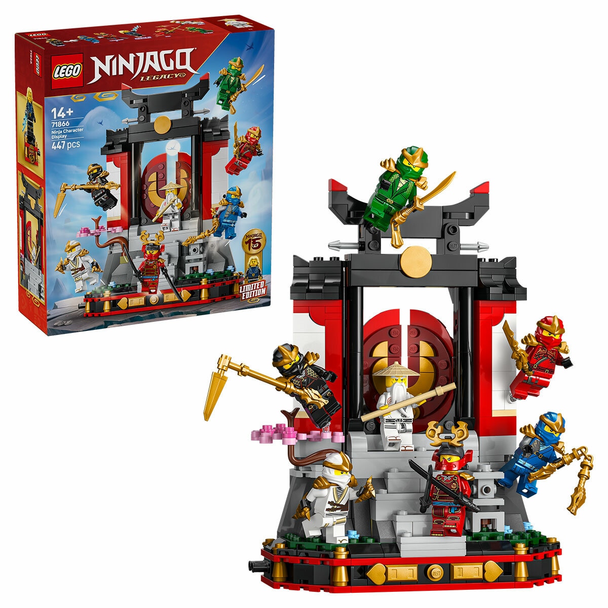 LEGO Ninjago Ninja Character Display 15th Anniversary 71866