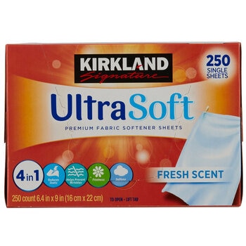 Kirkland Signature Fabric Softener Sheets 2 x 250 Count