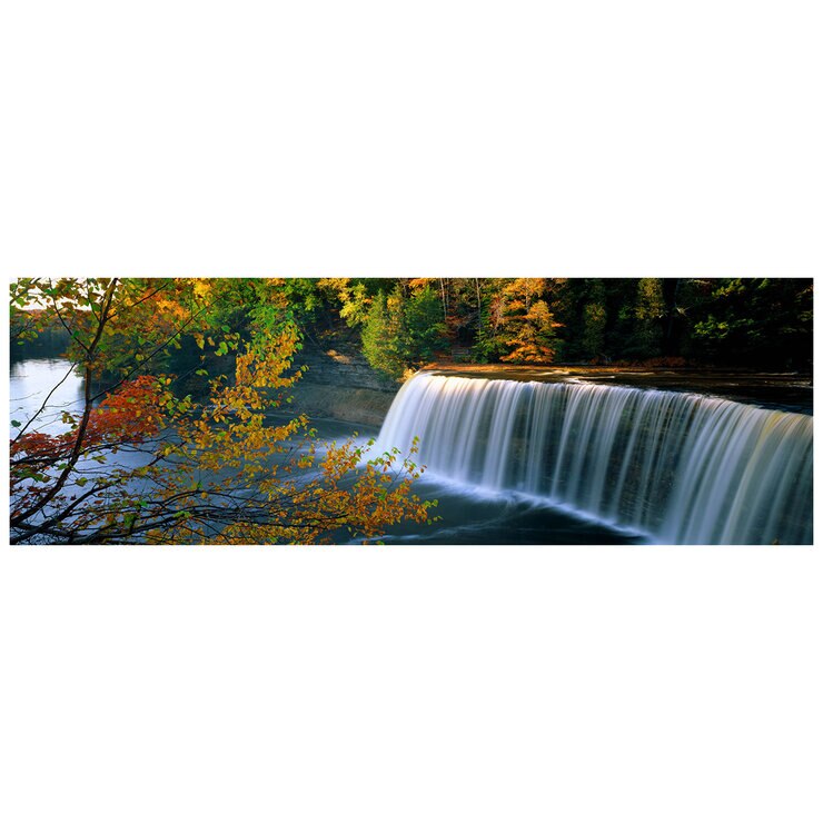 Ken Duncan Upper Tahquamenon Falls MI Framed Print 101.2 x 51.9cm Ken Duncan Upper Tahquamenon Falls MI Framed Print 101.2 x 51.9cm