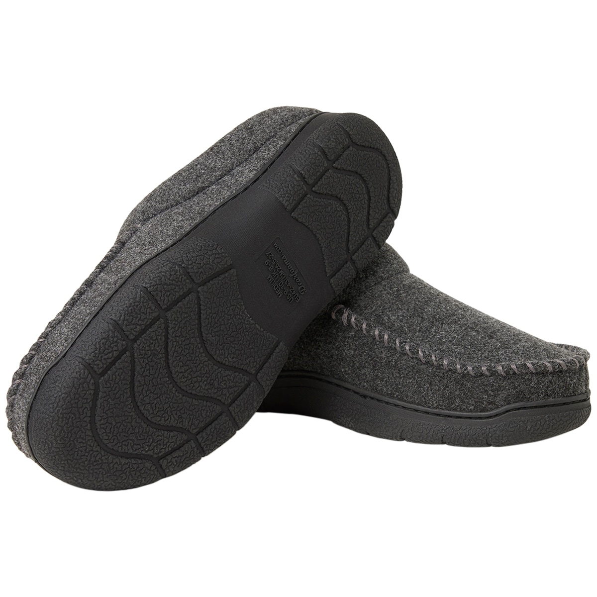 Dearfoam Men's Slipper Dark Grey Heather Costco Australia