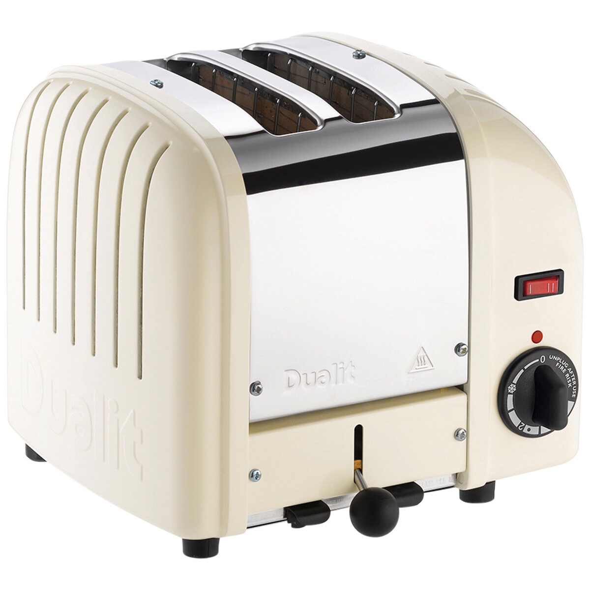 Dualit Vario 2 Slice Hande Made Toaster, Canvas White