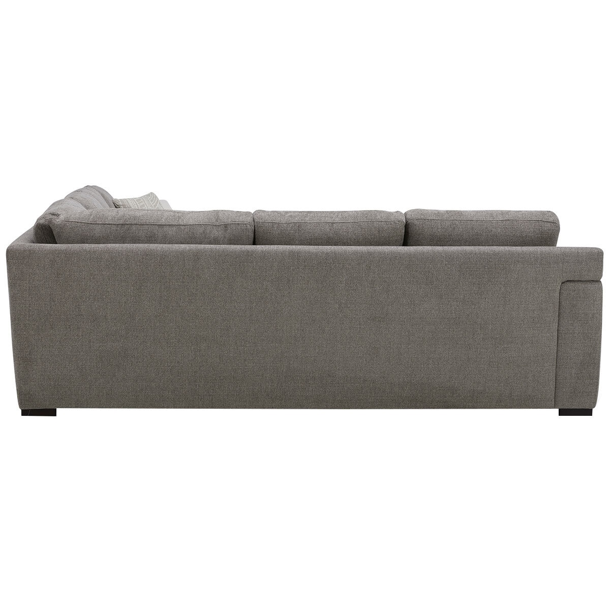 Gilmancreek 4 Piece Fabric Sectional With Ottoman And 6 Pillows