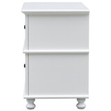 Moran Cassis Bedside Table White