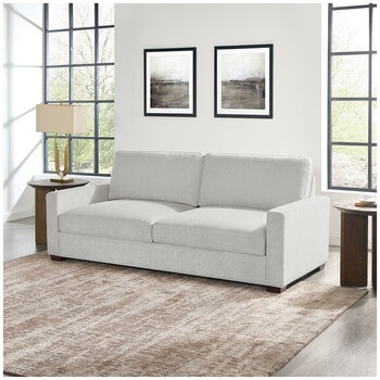 Thomasville Fabric 3 Seater Sofa with Storage Seats