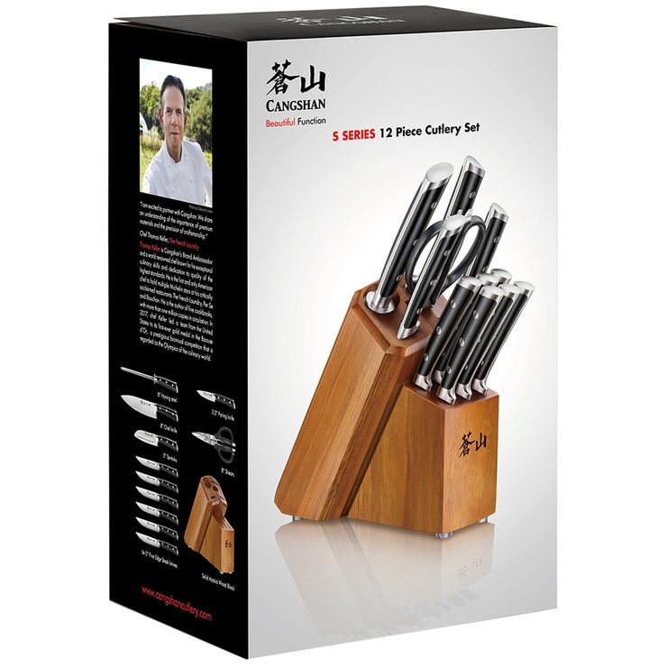 Cangshan S Series German Steel 12 Piece Knife Set Costco Australia