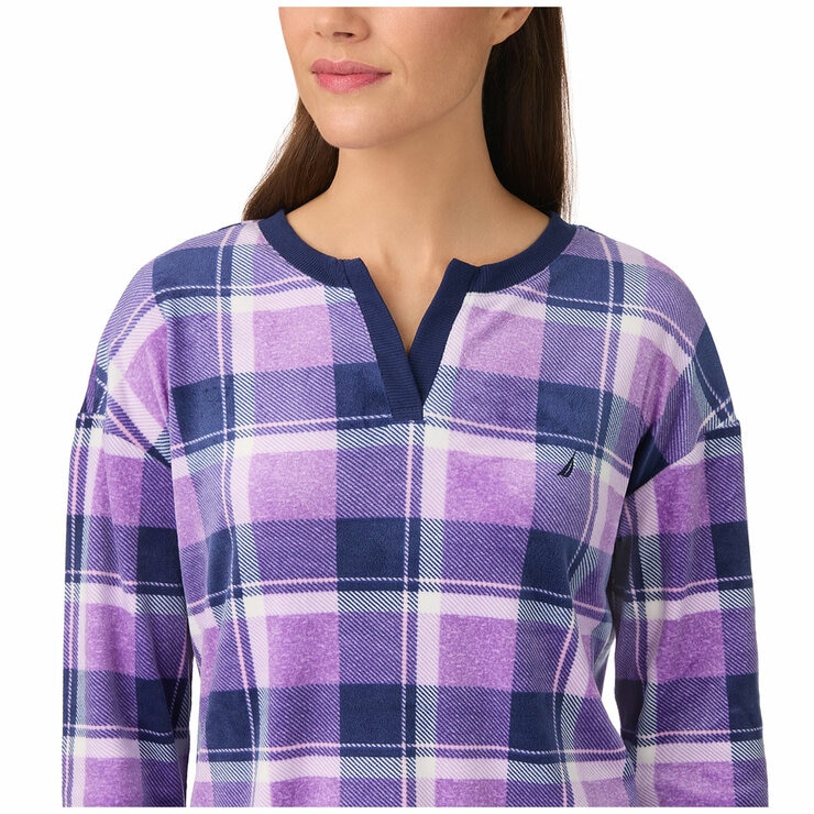 Nautica Women's Fleece PJ Set