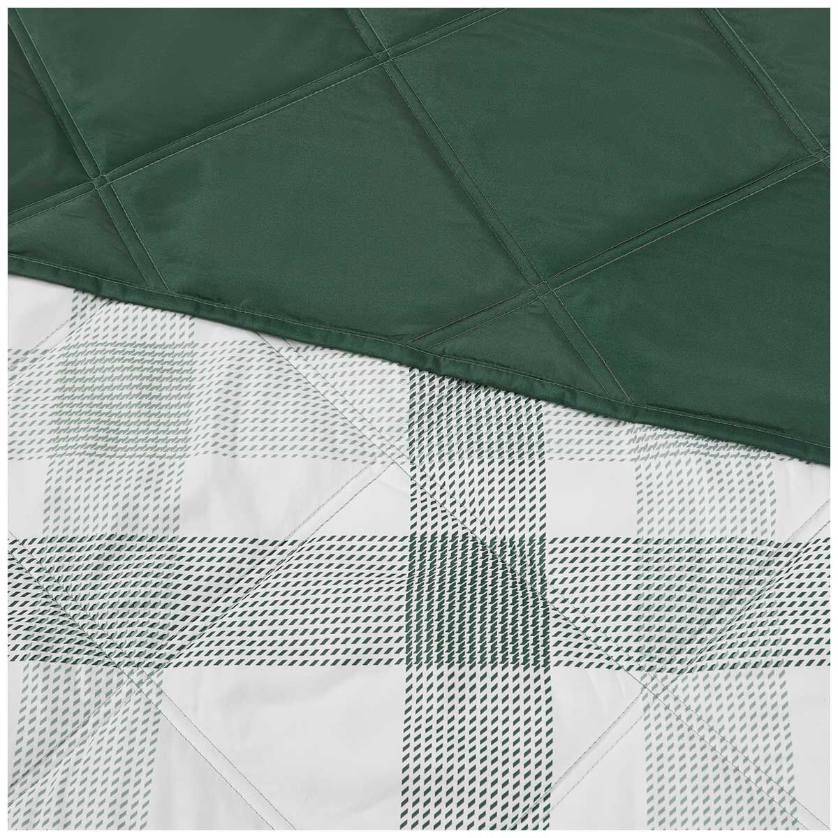 Season's Collection Down Alternative Blanket King Green