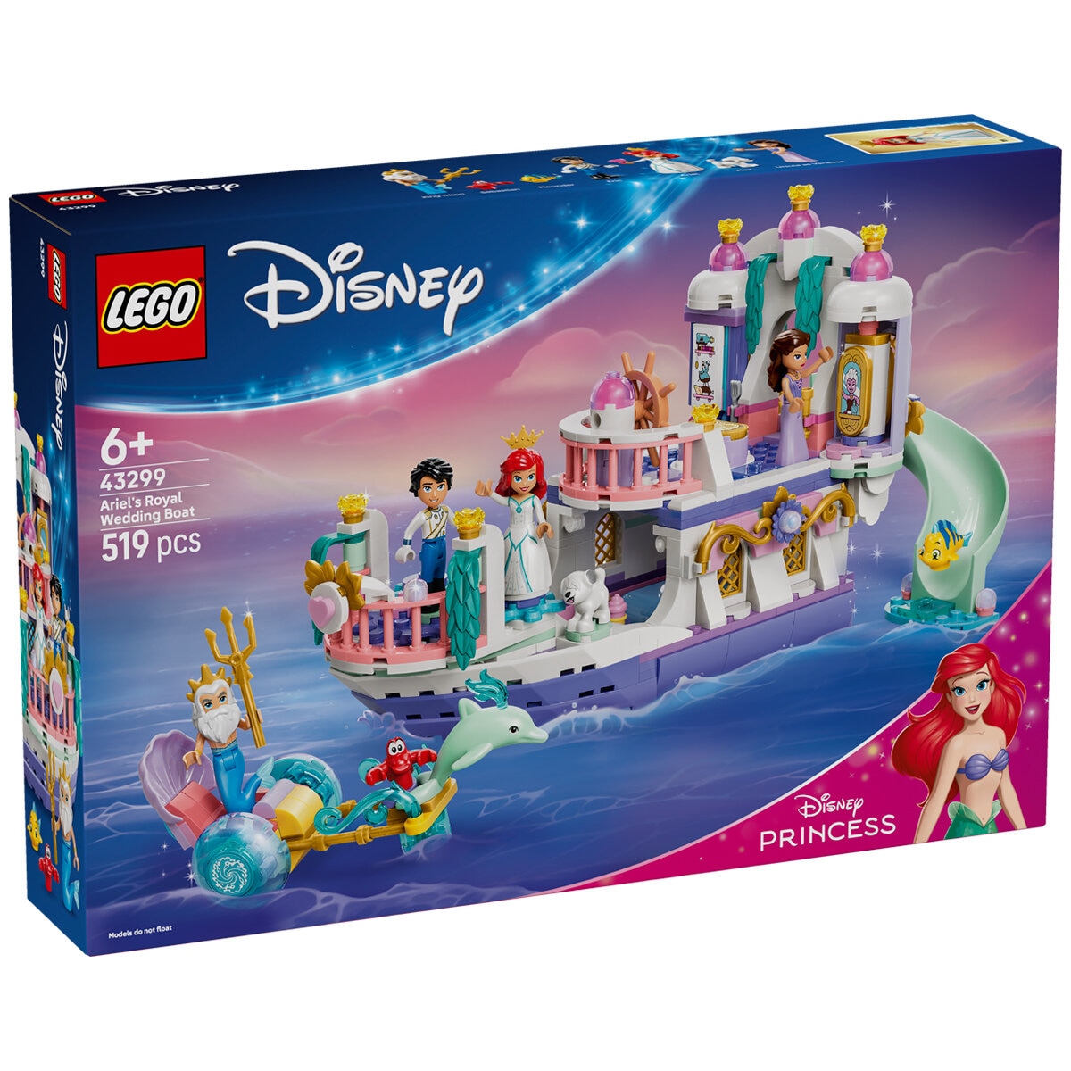 LEGO Disney Princess Ariel’s Royal Wedding Boat 43299 LEGO Disney Princess Ariel’s Royal Wedding Boat 43299