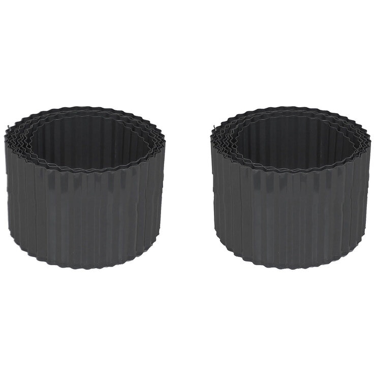 Greenlife Metal Garden Edging Roll 2 x 6M x 150mm Charcoal Greenlife Metal Garden Edging Roll 2 x 6M x 150mm Charcoal