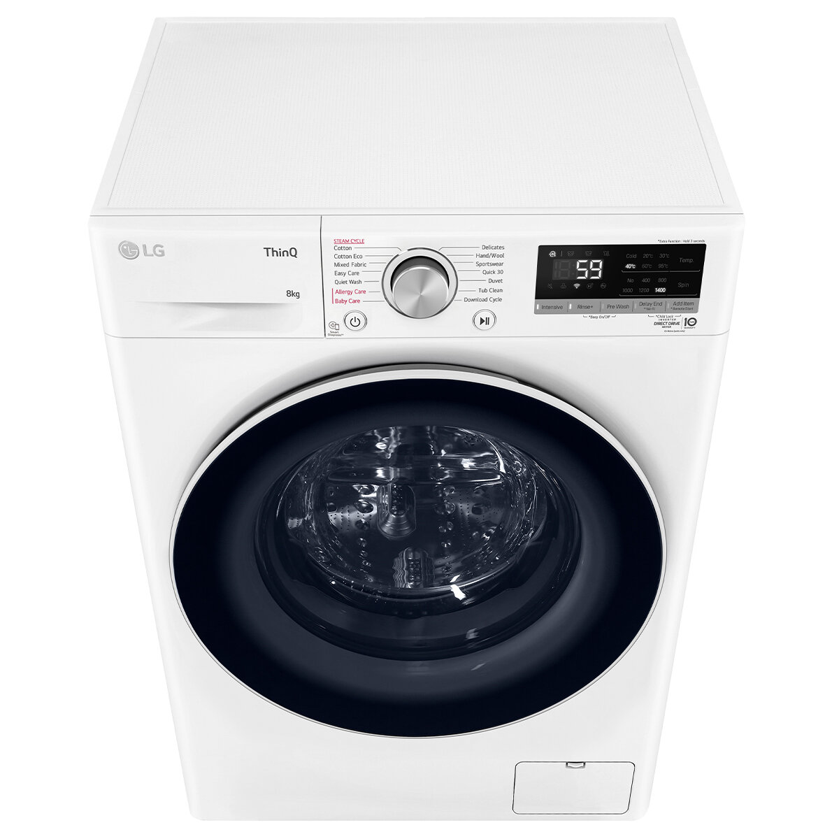 LG 8kg Front Load Washer WV5-1408W White