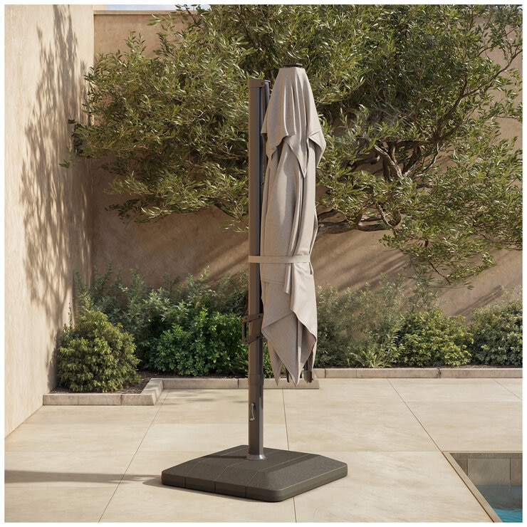 Atleisure Solar LED Cantilever Umbrella