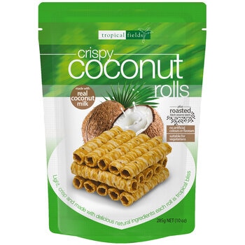 Tropical Fields Crispy Coconut Rolls 285g