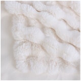 House & Home Bubble Faux Fur Throw 152cm x 177cm