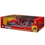 Burago 143 Formula One Racing Deluxe Paddock Ferrari