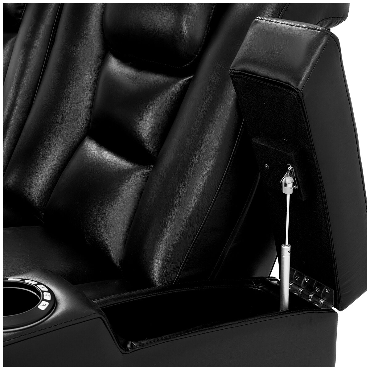 Valencia Theater Seating Venice 1 Seater Recliner Black