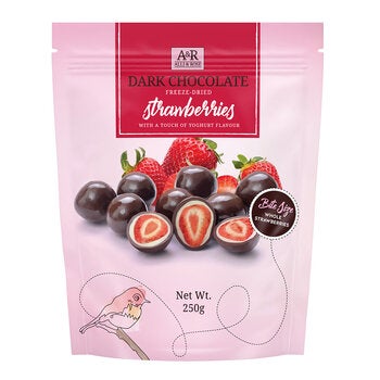 Alli & Rose Dark Choc Strawberries 250g