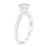 18KT White Gold 1.50ctw Round Solitaire Diamond Ring 18KT White Gold 1.50ctw Round Solitaire Diamond Ring