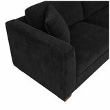 Thomasville 3 Piece Fabric Sectional With Storage Ottoman Thomasville 3 Piece Fabric Sectional With Storage Ottoman