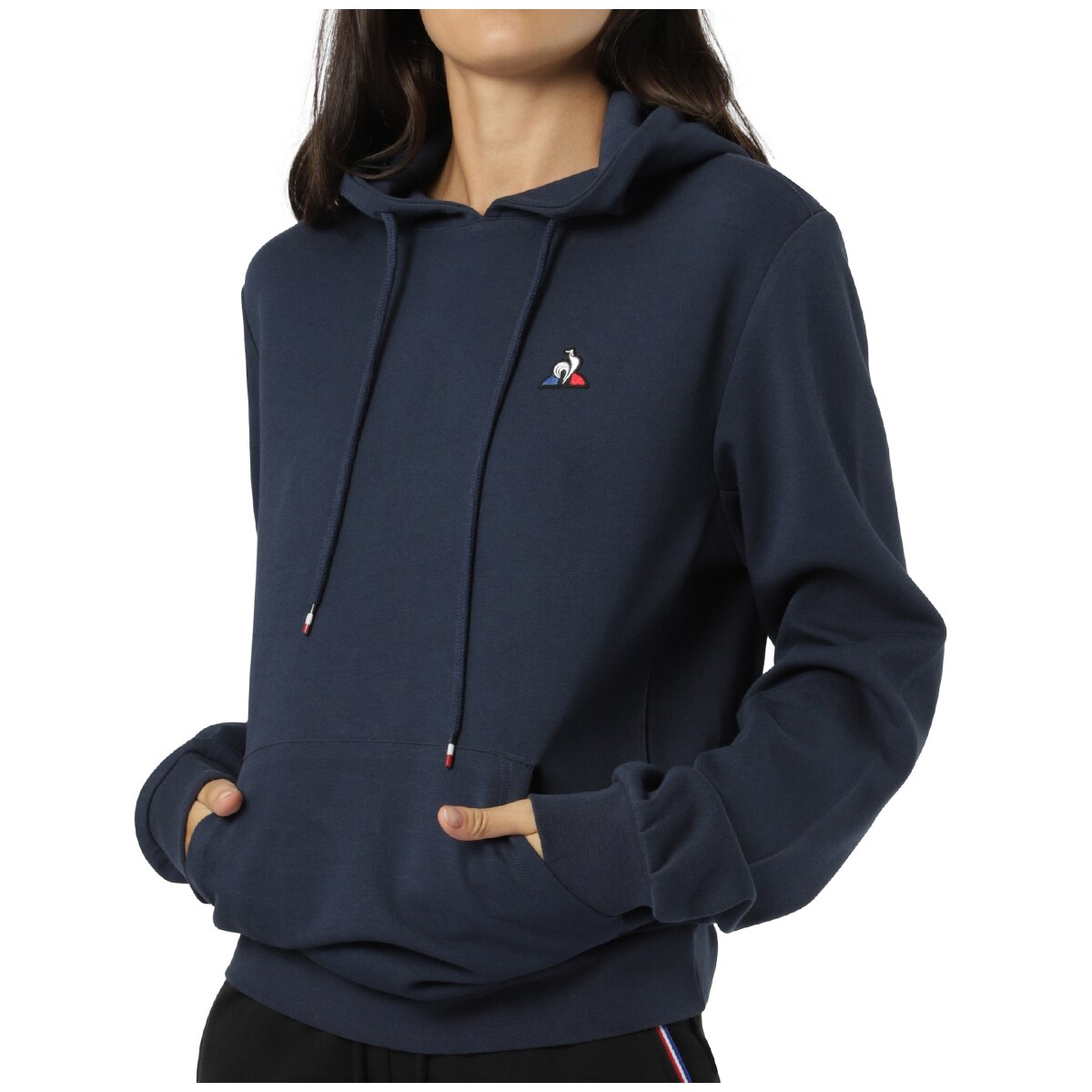 Le Coq Essentiel Hooded Sweater - Dress Blue