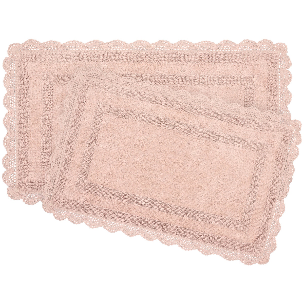 French Connection Bath Mat 2pc Pink Costco Australia