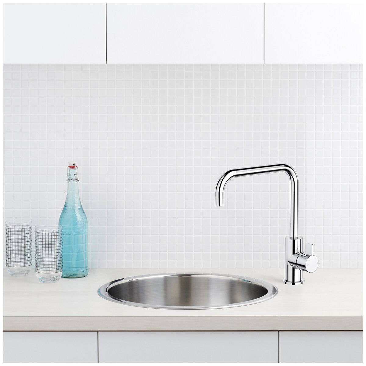 Clark Round Sink Mixer Chrome Finish WELS 4 Costco Australia