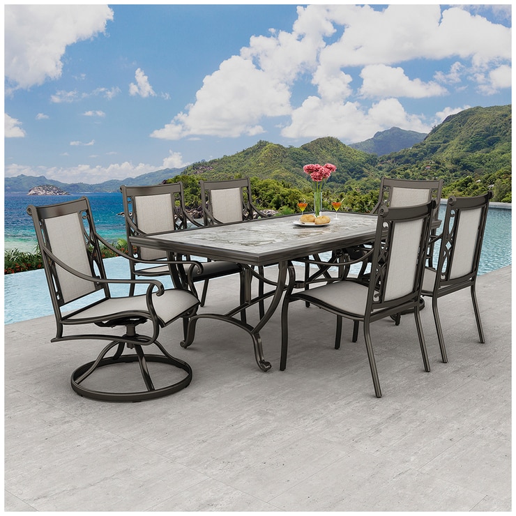 Agio Turner 7 piece Sling Dining Costco Australia