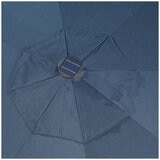 SunVilla Blue LED Market Umbrella 3M