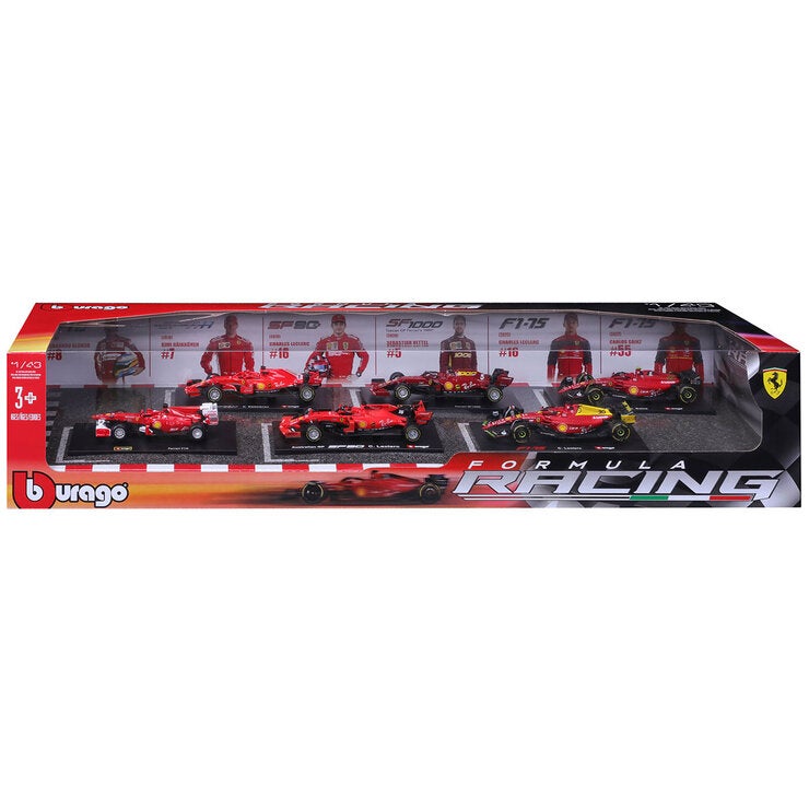 Maisto 143 Formula One Racing Cars 6 Pack Ferrari Maisto 143 Formula One Racing Cars 6 Pack Ferrari
