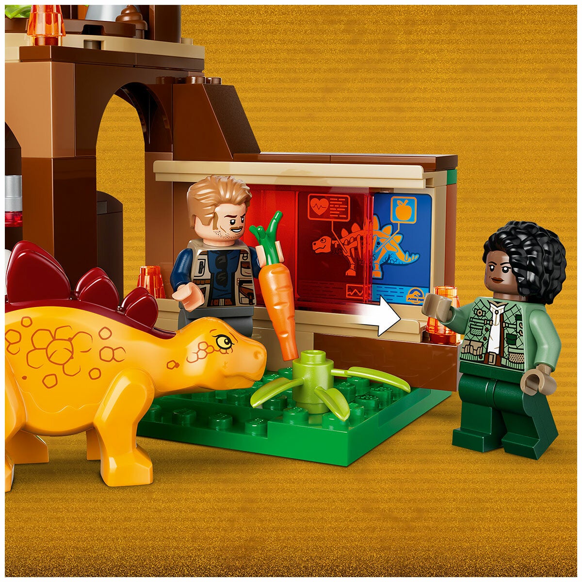 LEGO Jurassic World Velociraptor, Stegosaurus and Pteranodon Rescue 77981