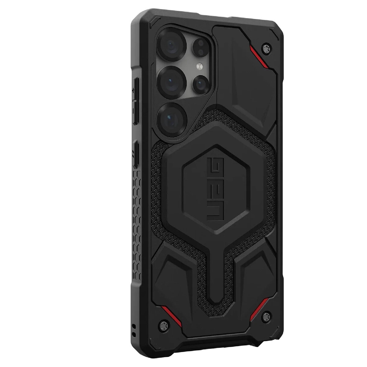 UAG Monarch Pro Samsung Galaxy S25 Ultra 5G Rugged Case Kevlar Black MPA-USGS25UMPKCBLK