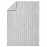 Casual Living Faux Fur Throw 127cm x 177cm Light Grey