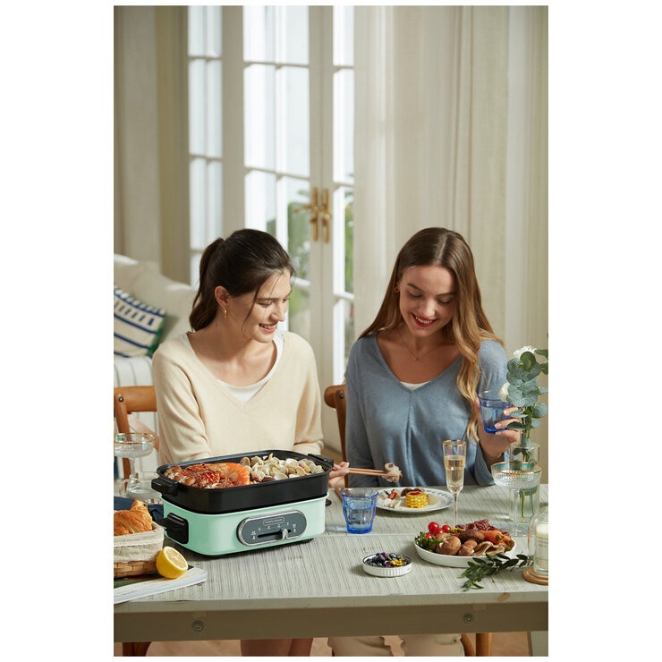 Morphy Richards Multifunction Cooking Pot with Hot Pot & Takoyaki Pan