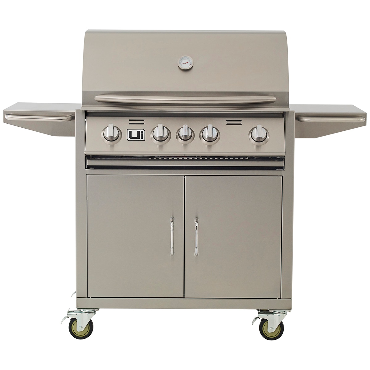 Urban Islands  304 Stainless Steel 30" 4 Burner Grill Cart LP