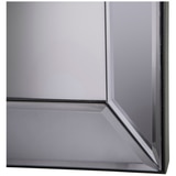 Gallery Direct Luna Rectangle Euro Grey Mirror 915 x 610 mm