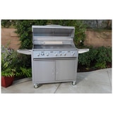 Urban Islands  304 Stainless Steel 38" 5 Burner Cart LP