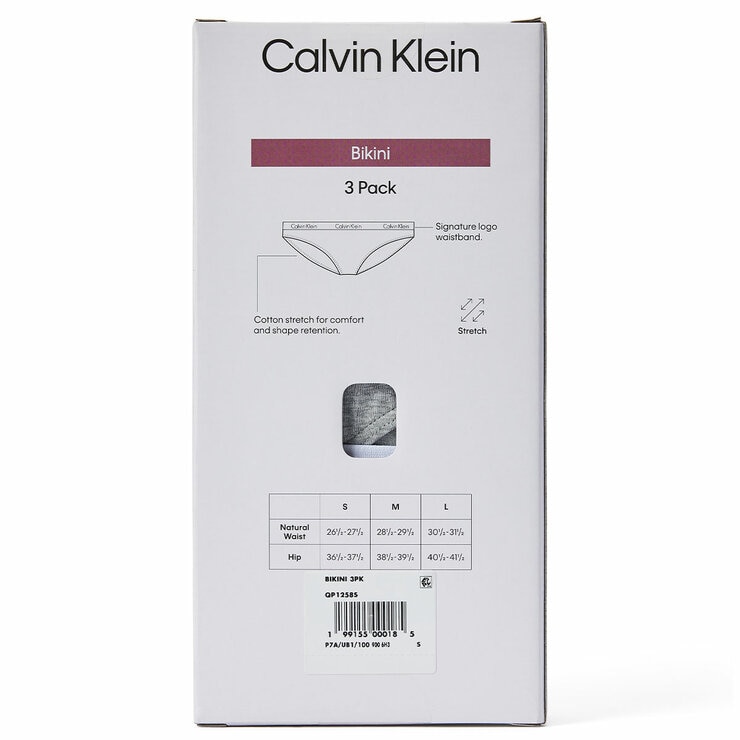 Calvin Klein Women's Bikini 3 Pack