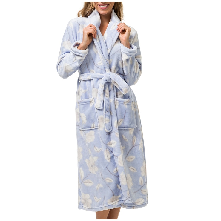 Advent Women's Ultra Plush Fleece Robe Costco Australia