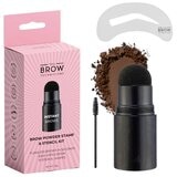 Eyebrow Powder Stamp And Stencil Kit 2 Pack Brunette