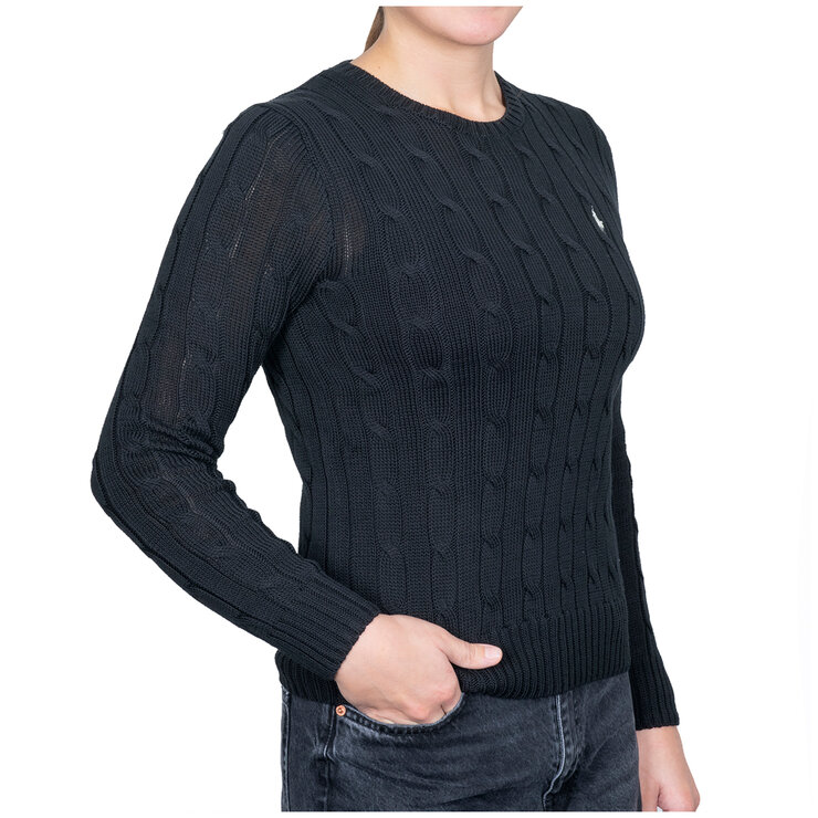 Ralph Lauren Cable Knit Sweater Black