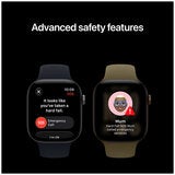 Apple Watch Series 12 GPS 42mm Dark Bronze Aluminium Case with Olive Sport Band - S/M
