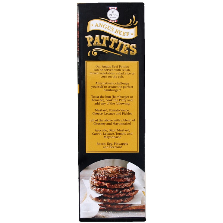 Petite Cuisine Angus Beef Patties 1.5kg Costco Australia