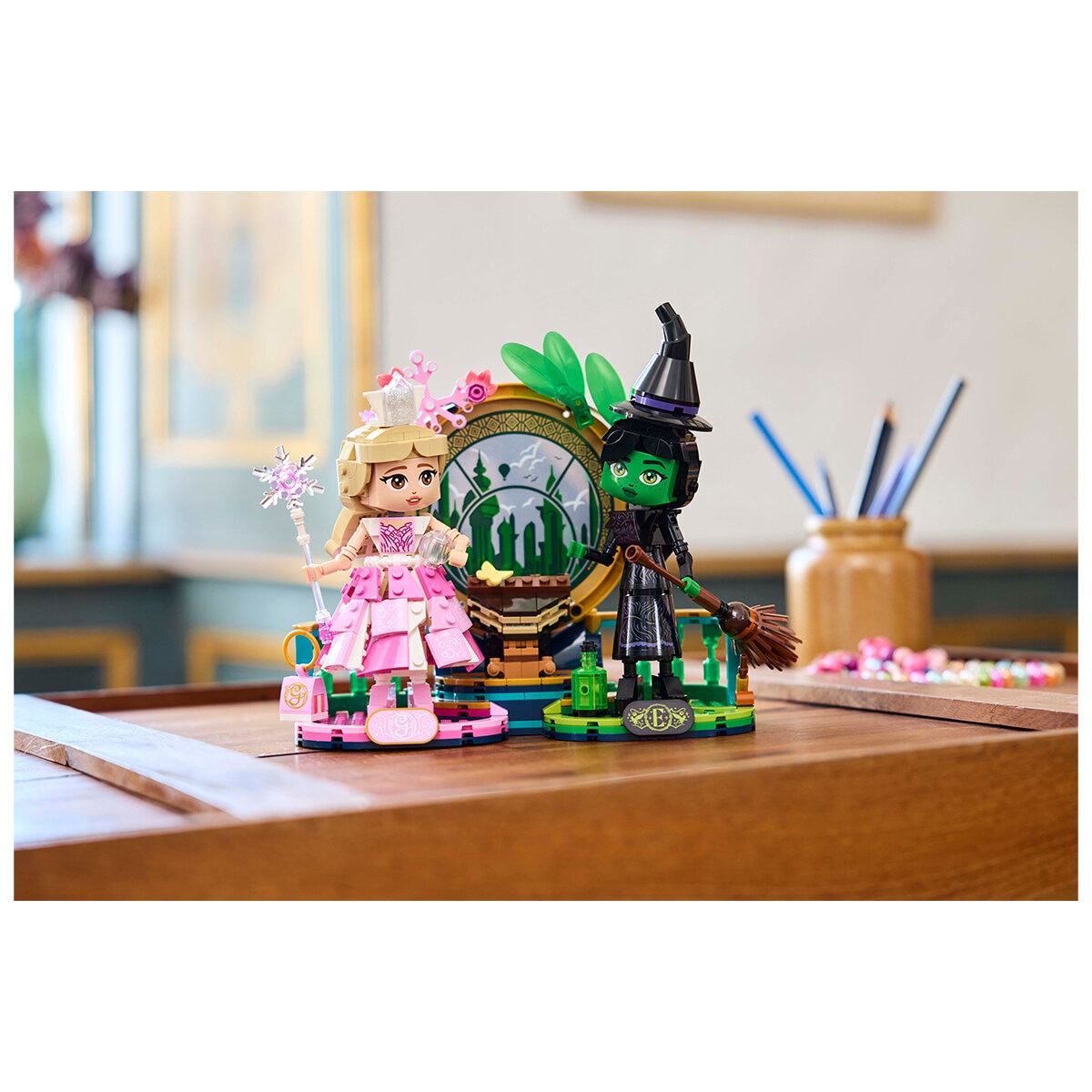 LEGO Wicked Elphaba & Glinda Figures Fantasy Toy Construction Playset 75682