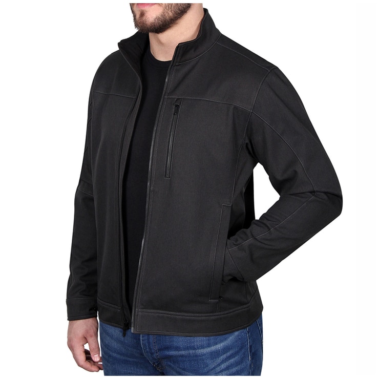 Kirkland Signature Men's Soft Shell Jacket Black Costco Australia
