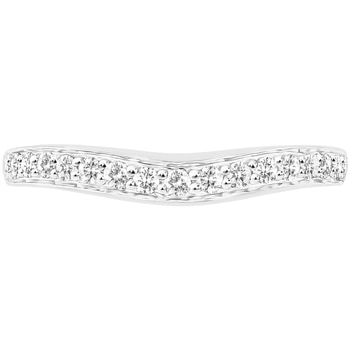 18KT White Gold Round Brilliant 0.20ctw Diamond Ring